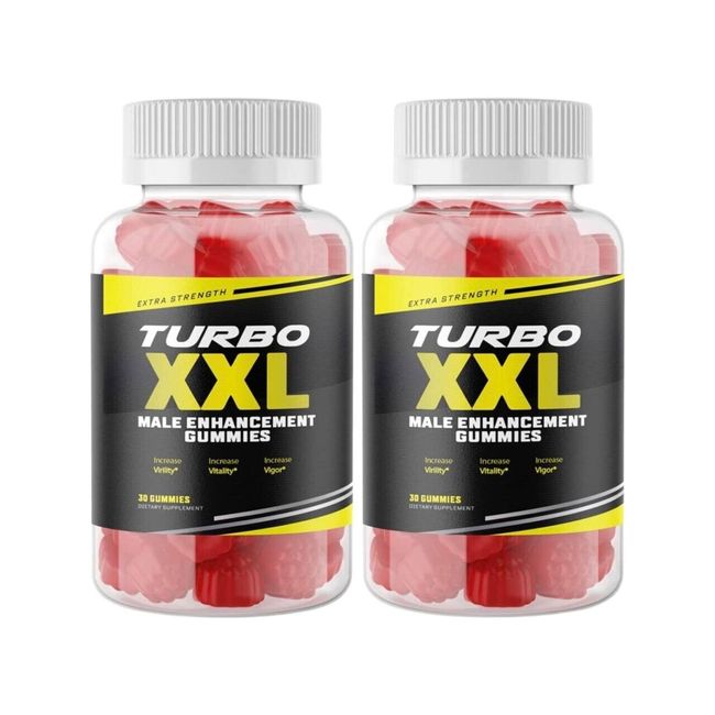 2-Pack TURBO XXL Men's Dietary Enhancement Gummies- 120 Gummies