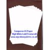 50 A5 (1/2 A4) Conqueror Laid (Textured) High White Paper (Off White)