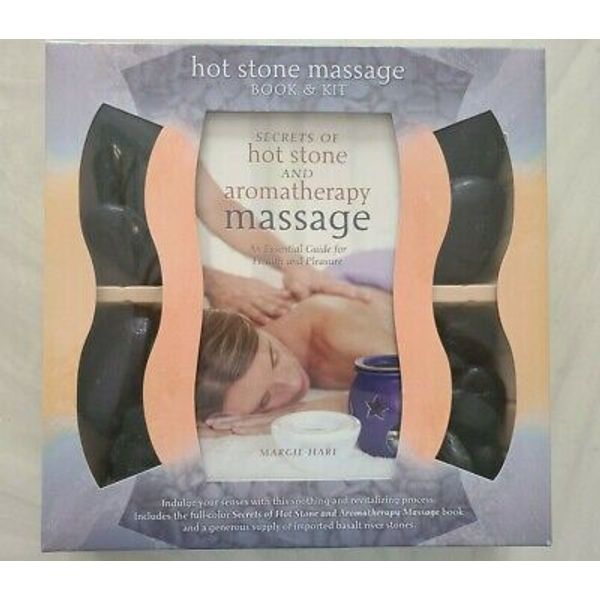 HOT STONE MASSAGE BOOK & KIT AN ESSENTIAL GUIDE TO HEALTH AND PLEASURE