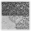 2 x 10cm Square Vinyl Stickers - Leopard Print Peace Sign Pattern Decals 36281