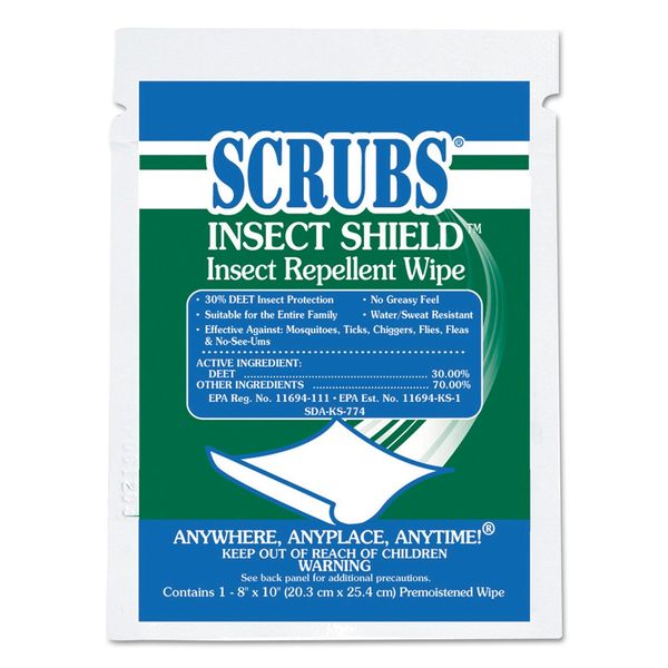 DYMON-91401-INSECT SHEILD INSECT REPELLANT TOWEL 1/PACKAGE