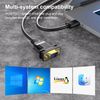 OIKWAN USB to RS232 Serial DB9 Male Cable, 2-Pack