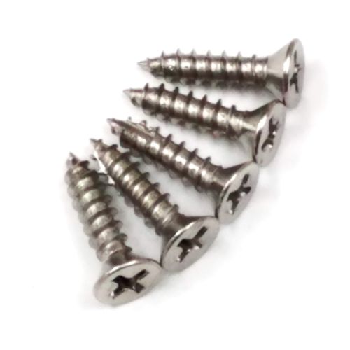 Hinge Outlet Satin Nickel Wood Screws for Hinges 9 x 3/4 Inch - Fly Cut for Self Drilling - 24 Pack