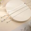 KRFY Sterling Silver Clip Bracelets Set - Silver & Gold Plated Figaro & Snake Chains - Stackable Women's Bracelets