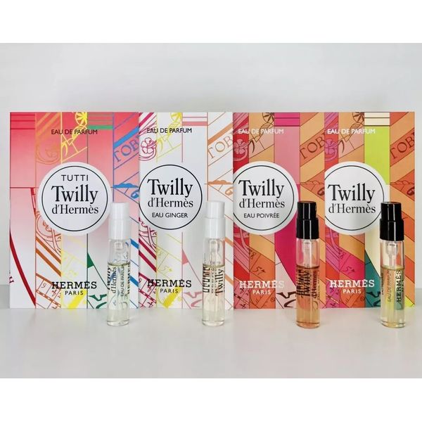 Hermes Twilly d'Hermes Perfume Collection For Women Sample Spray Vial 4pc Set