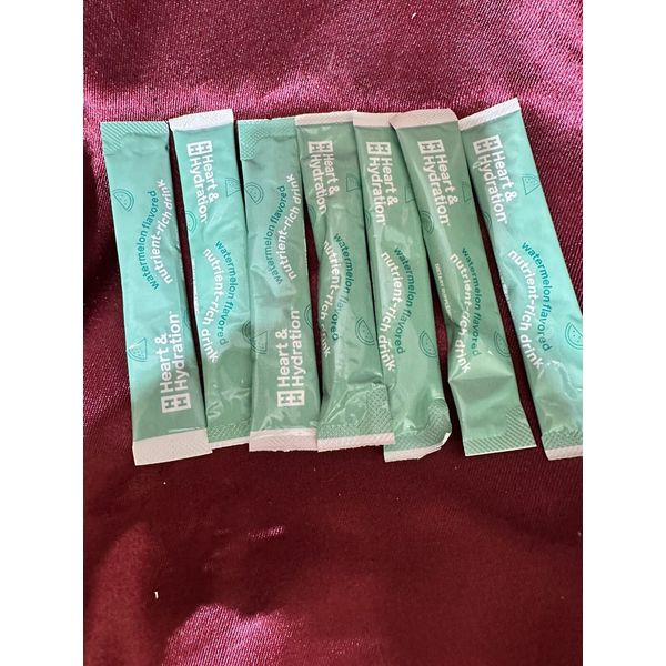 Truvy Heart And Hydration Dietary Watermelon flavored single 7 Packets NEW