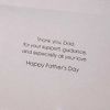 Fathers Day Card Chevron with Quote