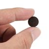 PATIKIL 12 mm 12 Pack Pool Cue Tip Pool Stick Replacement Tip Snooker Cue Tips for Billiard Cue Brown