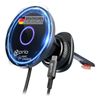 prio 15 W Wireless Car Charger MAG (USB C) Black