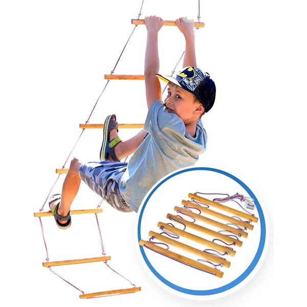 Climbing rope ladder for kids 3-9 y.o.