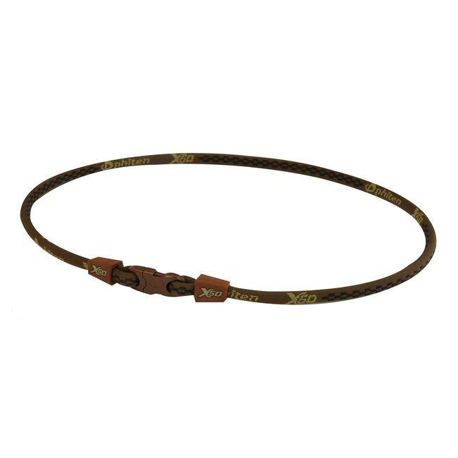 Phiten Necklace RAKUWA NeckX50, brown