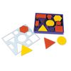 Learning Resources Attribute Block Desk Set in Plastic Storage Tray