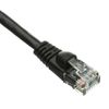 Pack of 5 Cables Snagless 1.5 Foot Cat5e Black Network Ethernet Patch Cable