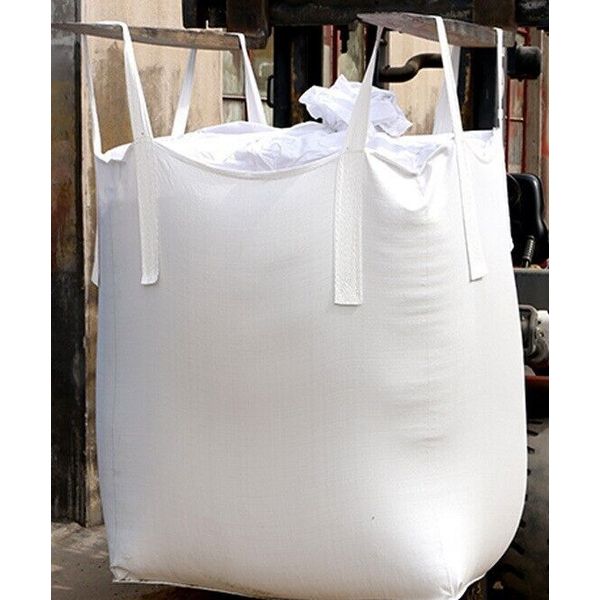 Bulk Super Bag, 35x35x43 Duffle Top and Flat Bottom, 1 Ton