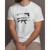 Reusable Guns Stencil 11" x 8.5" - Custom, Durable Design for Tactical and Educational Crafts