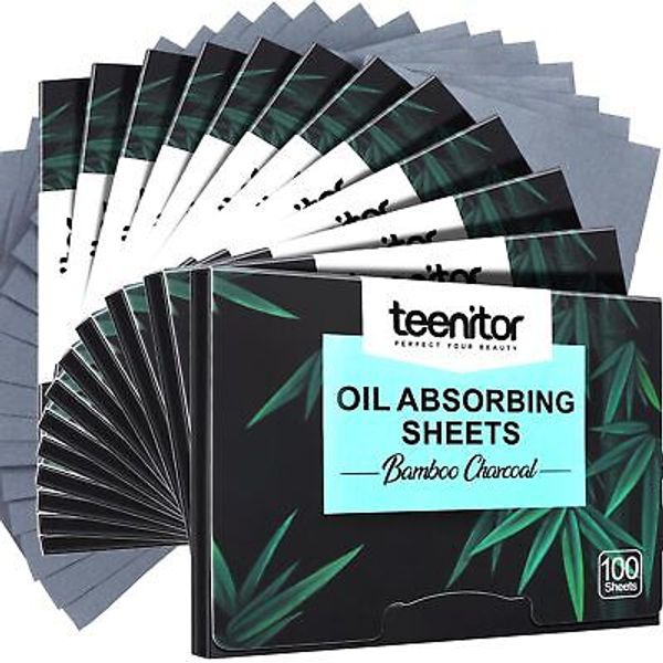 Teenitor 1200 Counts Oil Absorbing Sheets for Face, Oil Blotting Sheets for F...