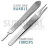 52 Pieces Practice Suture Kit Set for Medical and Veterinary Student Training