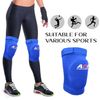 AQF Knee Support Brace Protector Foam Pads Guard Wraps Elasticated Shield (Blue, S)