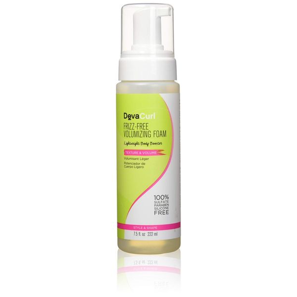 Devacurl Frizz-Free Volumizing Foam 7.5oz-lightweight body booster