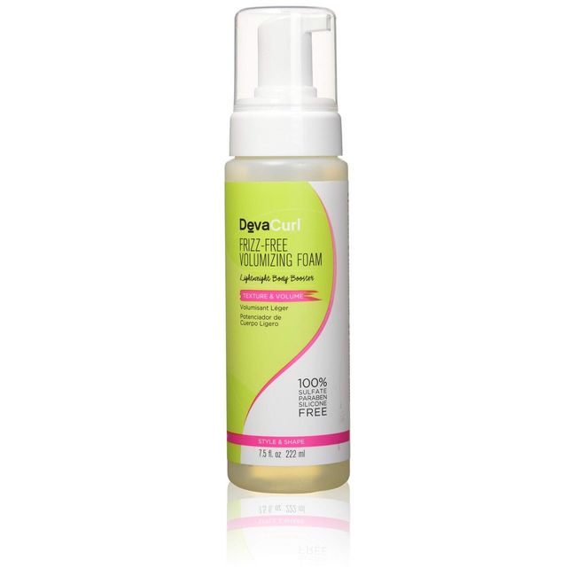 Devacurl Frizz-Free Volumizing Foam 7.5oz-lightweight body booster