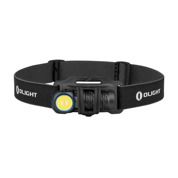 Olight Perun 2 Mini Headlight, Rechargeable, Flashlight, Dual Flashlight, High Brightness LED, 1,100 Lumens, Angle Adjustable, IPX8 Waterproof, Shockproof, Lightweight, Disaster Prevention, Walks, Climbing, Outdoors, Work, Night Fishing, Power Outages, Co