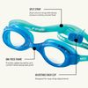 FINIS H2 Jr Blue/Clear, Child /Youth