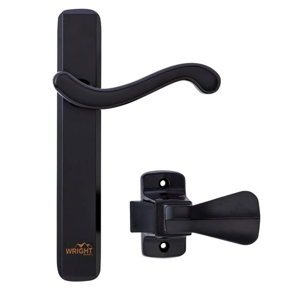 Wright Products VBA213BL Bayfield Style Surface Latch, Black