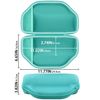 Baval Hard Portable Case Compatible with JBL Charge 6/Charge 5 Portable Waterproof Bluetooth Speaker(Teal Case)