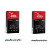 18" Full Chisel Chains (2-Pack) for Echo CS-440EVL CS-520 CS-3600   20LPX072G(2)