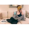 Messy Bun Womens Winter Knit Hat Beanie Tail - Olive