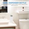 ULTECHNOVO 250ml Dispenser Anti-Static Push Down Pump Bottles Lockable Square Plastic Bottles, 2Pcs