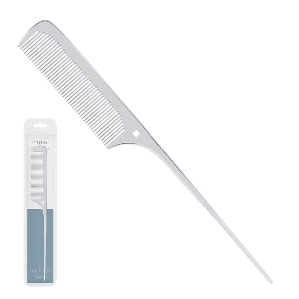 THEN Stainless Steel Comb Set Comb, Anti-Static, Rust-Resistant, Unisex, Unisex, Unisex, Comb, Popular, Wet Dry, Professional, Beauty Barbers, Barbers, Barbers, Hair Care, Hair Styling