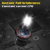 4-sides LED Headlight Bulb Conversion Kit 9007 High/Low Dual Beam 2400W 6000K