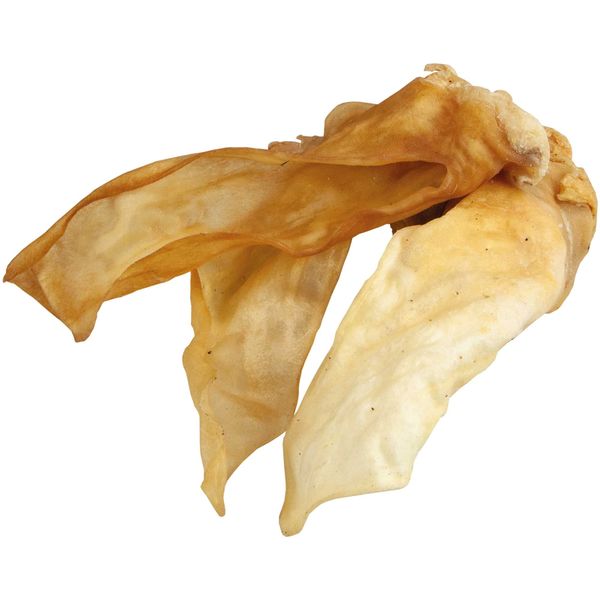 Schecker Dog Snack, Dried Lamb Ears, 250 g (Pack of 35-40)