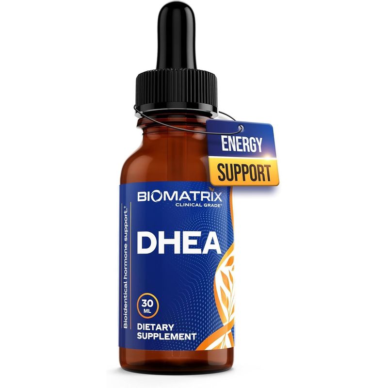 BioMatrix DHEA Liquid Hormone Supplement for Adrenal, Brain, Heart ...