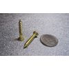 Brass #8  Phillips Flat Head Wood Screw x 1.00" Length, 100 Pcs