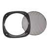 uxcell Speaker Grille Cover Mesh Decorative Square Subwoofer Guard Protector Black Outer Diameter 138mm