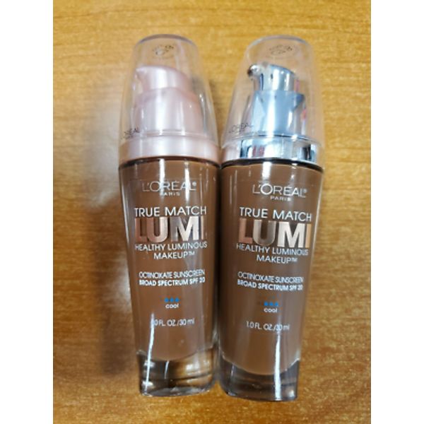2 Pack: L'Oreal True Match Lumi Foundation *C7-8 Nut Brown* (6599-R8P6a)