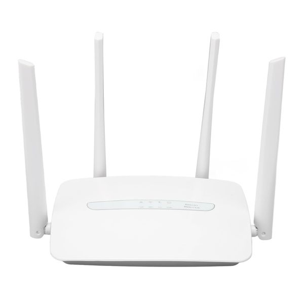 4G LTE CPE WIFI Router, 150Mbps Portable WIFI Hotspot With 4 External Antennas, 4G Smart Wireless Router Support 32 Users With SIM Card Slot, 4G LTE Modem Router for Home (UK