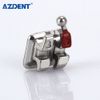 10 Boxes Dental Bracket Monoblock Orthodontic MIM Mini Roth.022 345 Hooks AZDENT
