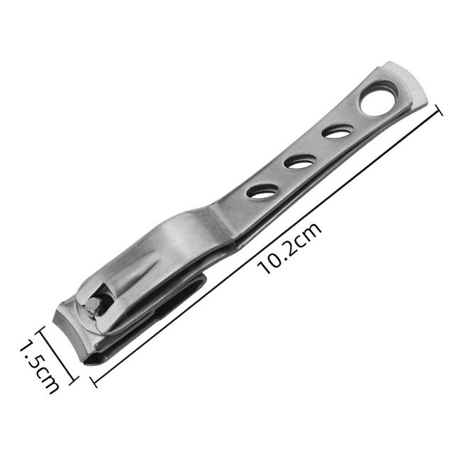 Nail Clipper ,fingernail Toenail Clippers For Thick Nails,stainless Steel Nail  Clipper For Wide Jaw Opening Toenail , Splash-proof Ergonomic Curve Fin