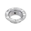 sourcing map Closet Wardrobe Rod Flange,32mm/1.26inch Dia, Socket Bracket Support Holder for Pipe 6Pcs
