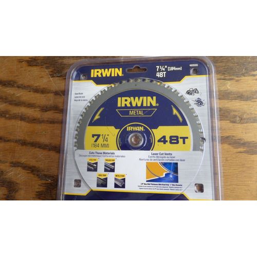 Irwin Industrial Tools 4935555 7-1/4-Inch 48-Tooth Metal Cutting Circular Saw...