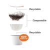 Amaretto Flavored Coffee Pods K-Cup Compatible 24 Count Fresh Roasted Coffee