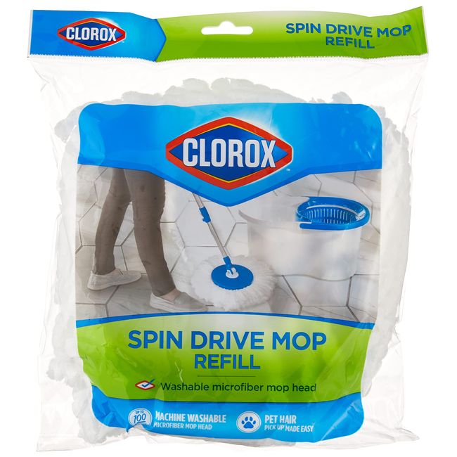 Clorox Refill for Spin Dry Mop, White