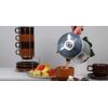 Stackable 5oz Espresso Coffee Cups With Saucers and Stand - Set of 6