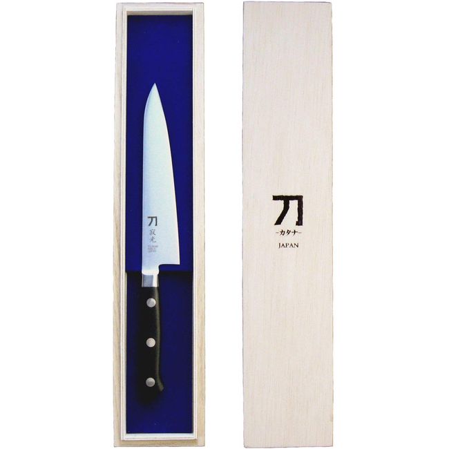 Nagao Katana Knife, Jakko Blade Length: 5.9 inches (15 cm), Powdered High-Speed Steel, Made in Japan