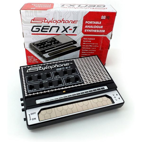 Stylophone Gen X-1 Portable Analogue Electronic Synthesizer with Built-in Speaker | Synth Musical Instrument | Synthesizer Keyboard | Stylophone Instrument