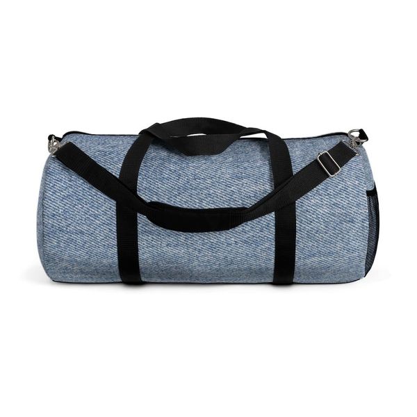 Duffel Bag, Carry on Luggage, Blue Denim - Large