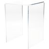 Plymor Clear Acrylic Vertical Square Display Riser, 13.5" H x 9" W x 9" D (1/4" thick)
